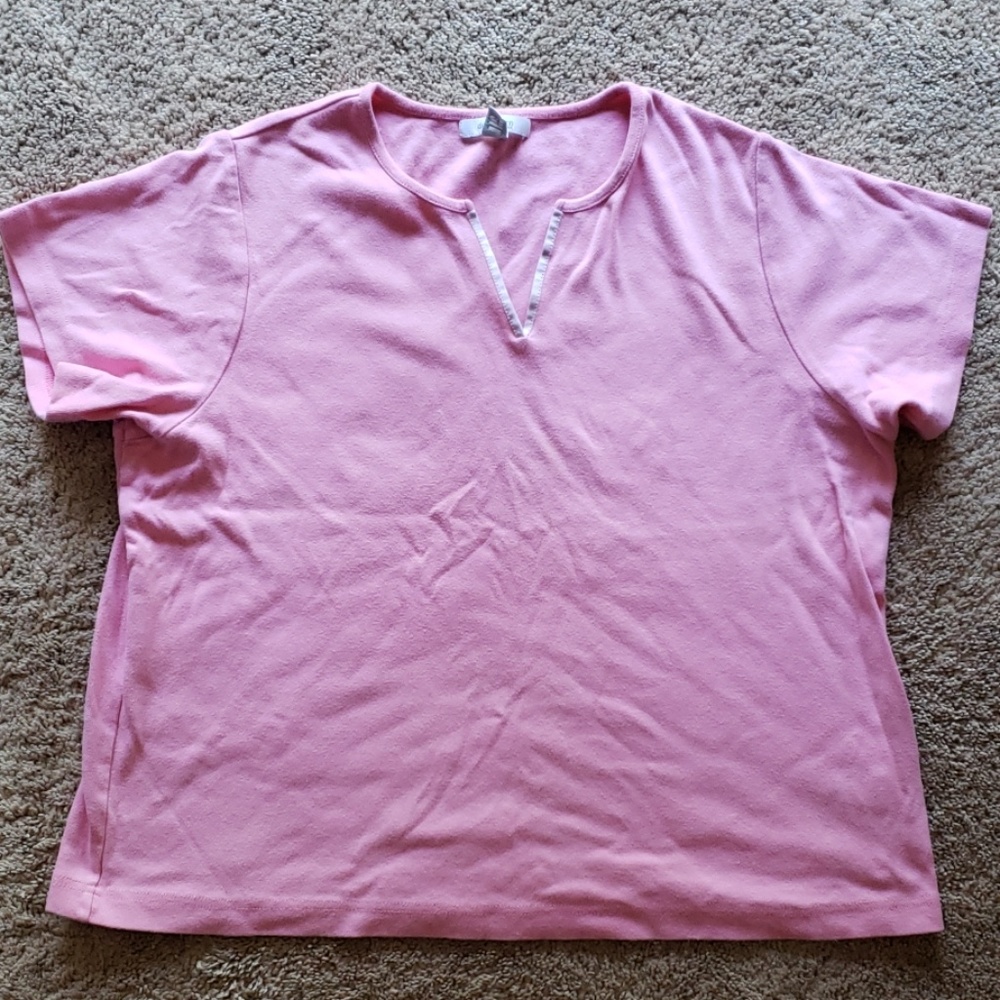 Dressbarn pink top sz XL 14/16
